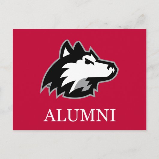 NIU Huskies Alumni Uitnodiging Briefkaart (Voorkant)
