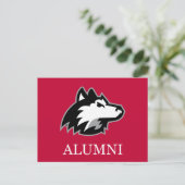 NIU Huskies Alumni Uitnodiging Briefkaart (Staand voorkant)
