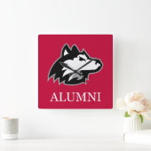 NIU Huskies Alumni Vierkante Klok (Huis)