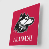 NIU Huskies Alumni Vierkante Klok (Hoek)