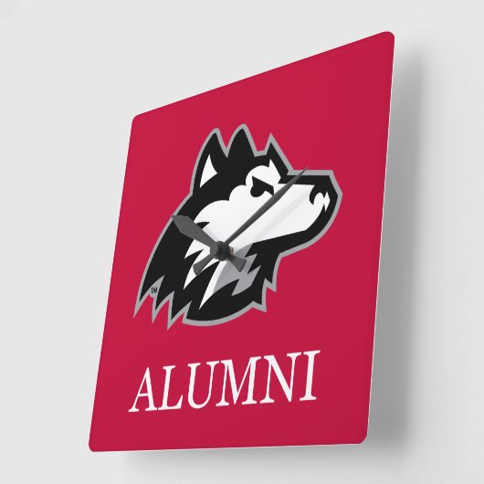 NIU Huskies Alumni Vierkante Klok (Hoek)