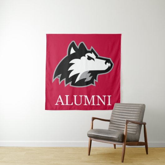 NIU Huskies Alumni Wandkleed (In situ)