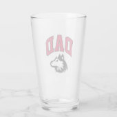 NIU Huskies Dad Glas (Achterkant)