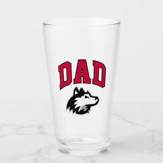NIU Huskies Dad Glas (Voorkant)