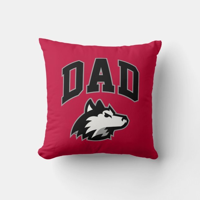 NIU Huskies Dad Kussen (Voorkant)