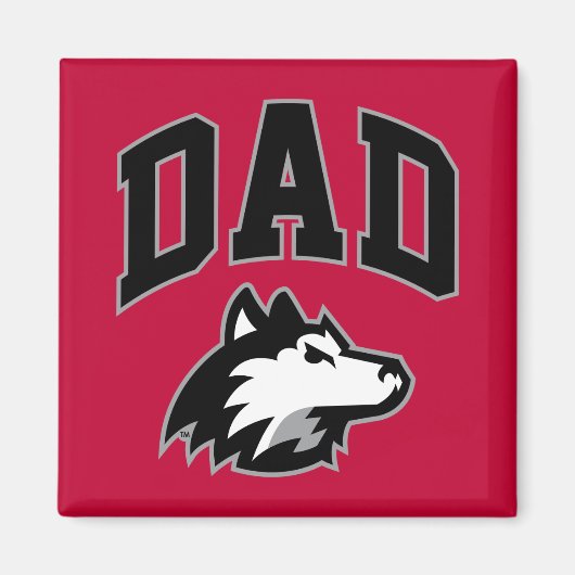 NIU Huskies Dad Magneet (Voorkant)