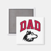 NIU Huskies Dad Magneet (Voorkant / Achterkant)