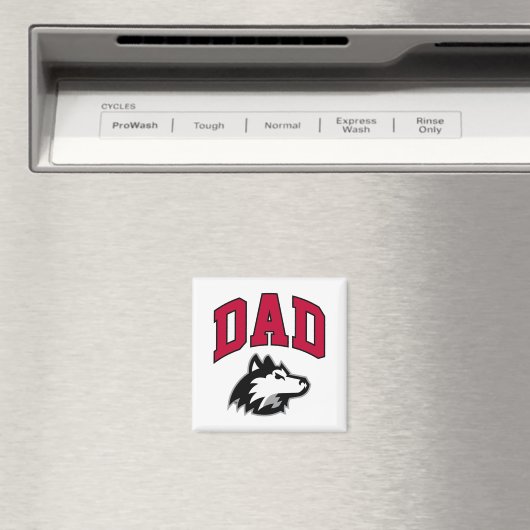 NIU Huskies Dad Magneet (Insitu (Vaatwasser))