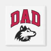 NIU Huskies Dad Magneet (Voorkant)