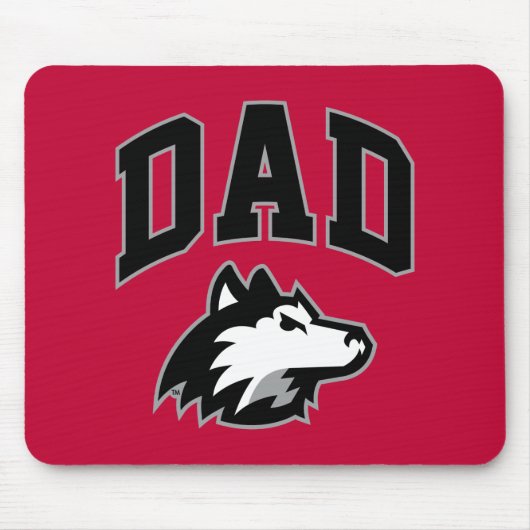 NIU Huskies Dad Muismat (Voorkant)