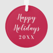 NIU Huskies Dad Ornament (achterkant)