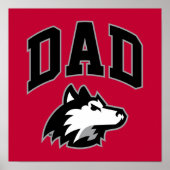 NIU Huskies Dad Poster (Voorkant)