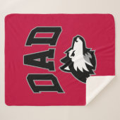 NIU Huskies Dad Sherpa Deken (Voorkant (horizontaal))