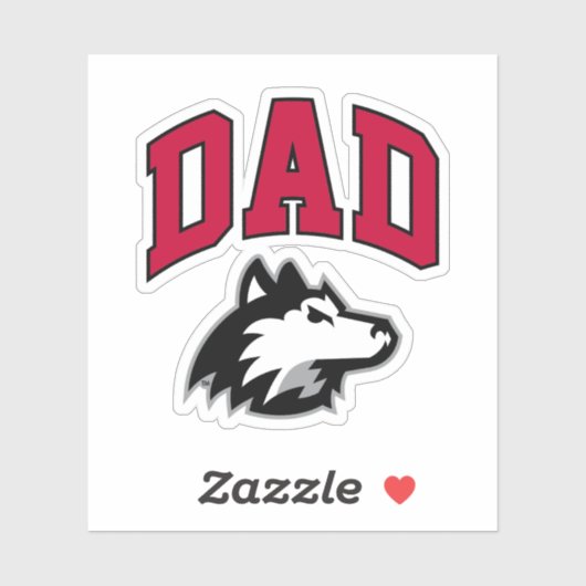NIU Huskies Dad Sticker (Vel)