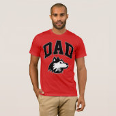 NIU Huskies Dad T-shirt (Voorkant volledig)