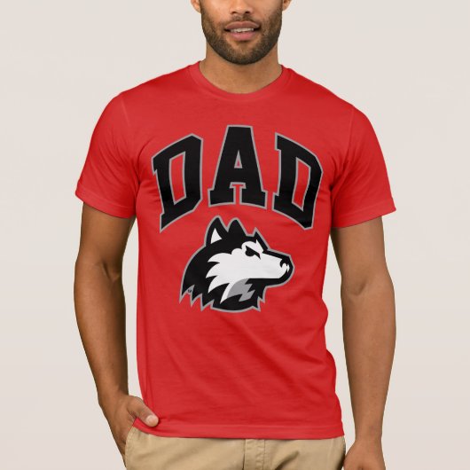 NIU Huskies Dad T-shirt (Voorkant)