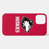 NIU Huskies Distress Case-Mate iPhone Case (Achterkant (horizontaal))