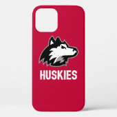 NIU Huskies Distress Case-Mate iPhone Case (Achterkant)