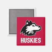 NIU Huskies Distress Magneet (Voorkant / Achterkant)