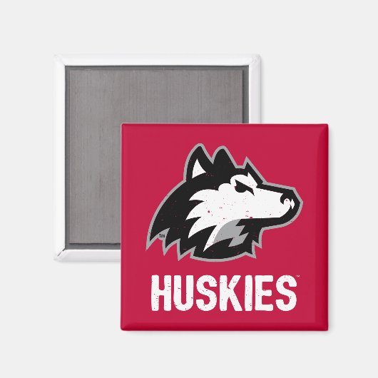 NIU Huskies Distress Magneet (Voorkant / Achterkant)