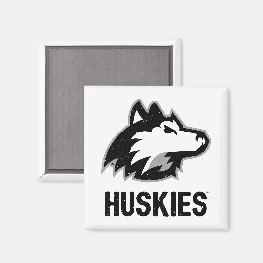 NIU Huskies Distress Magneet (Voorkant / Achterkant)