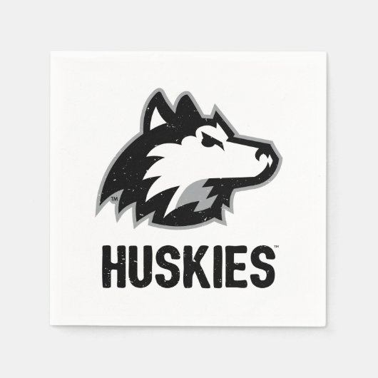 NIU Huskies Distress Servet (Voorkant)