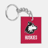 NIU Huskies Distress Sleutelhanger (Voorkant Links)