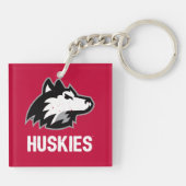 NIU Huskies Distress Sleutelhanger (Achterkant)