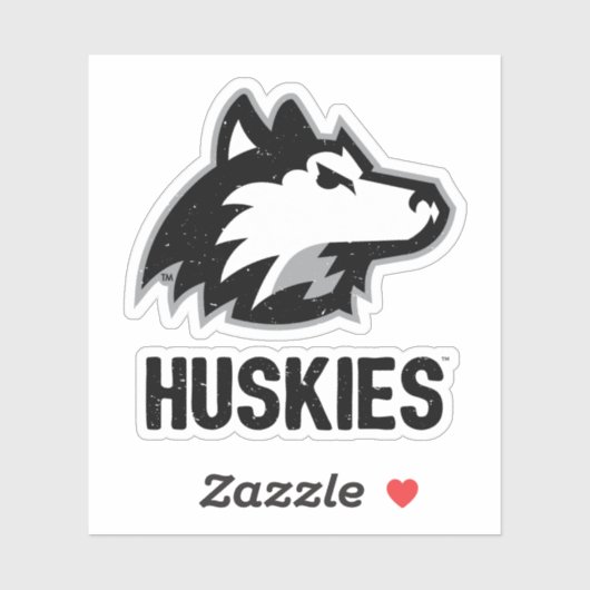 NIU Huskies Distress Sticker (Vel)