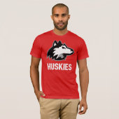 NIU Huskies Distress T-shirt (Voorkant volledig)