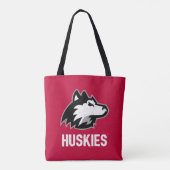 NIU Huskies Distress Tote Bag (Achterkant)