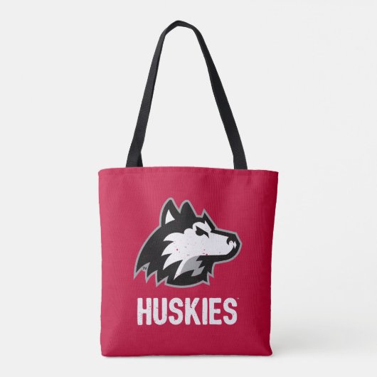 NIU Huskies Distress Tote Bag (Achterkant)