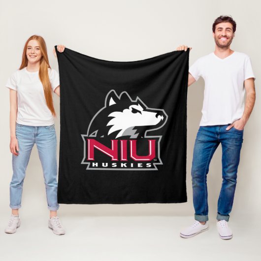 NIU Huskies Fleece Deken (In situ)