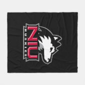 NIU Huskies Fleece Deken (Voorkant (Horizontaal))