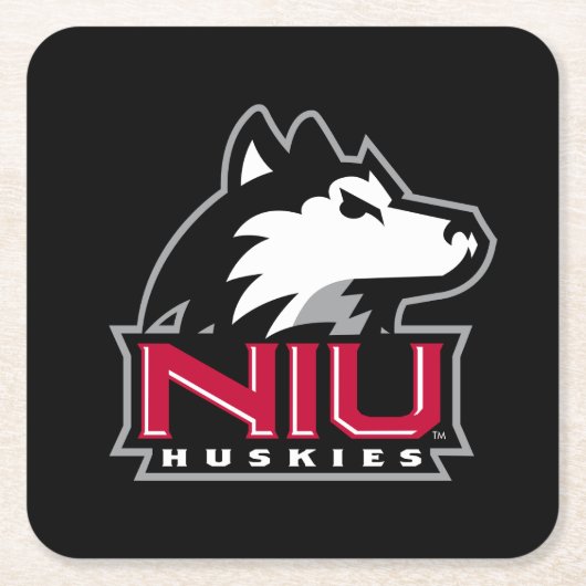 NIU Huskies Kartonnen Onderzetters (Voorkant)