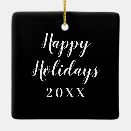 NIU Huskies Keramisch Ornament (Achterkant)