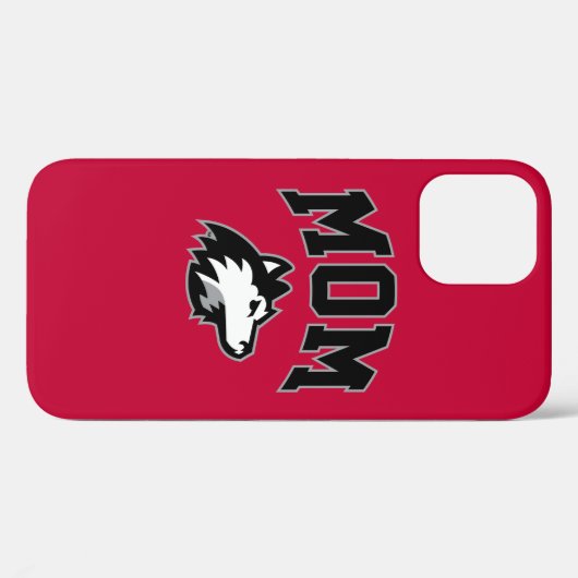 NIU Huskies Mama Case-Mate iPhone Case (Achterkant (horizontaal))
