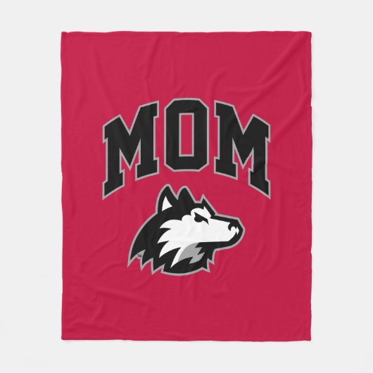 NIU Huskies Mama Fleece Deken (Voorkant)