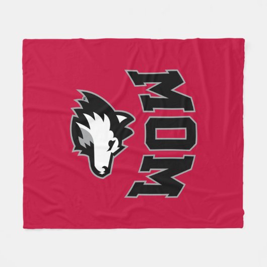 NIU Huskies Mama Fleece Deken (Voorkant (Horizontaal))