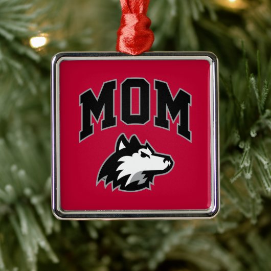 NIU Huskies Mama Metalen Ornament (Boom)