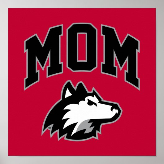 NIU Huskies Mama Poster (Voorkant)