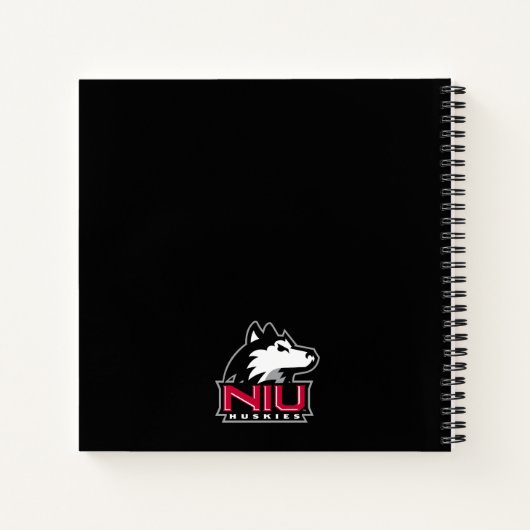 NIU Huskies Notitieboek (Achterkant)