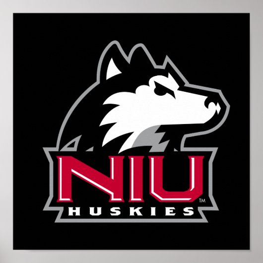 NIU Huskies Poster (Voorkant)
