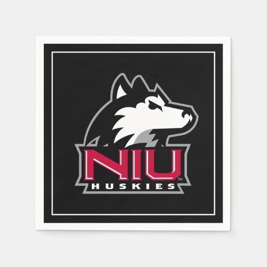 NIU Huskies Servet (Voorkant)
