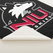 NIU Huskies Sherpa Deken (3/4)