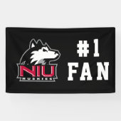 NIU Huskies Spandoek (Horizontaal)