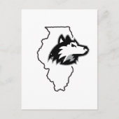 NIU Huskies State Love Briefkaart (Voorkant)