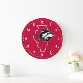 NIU Huskies State Love Grote Klok (Huis)