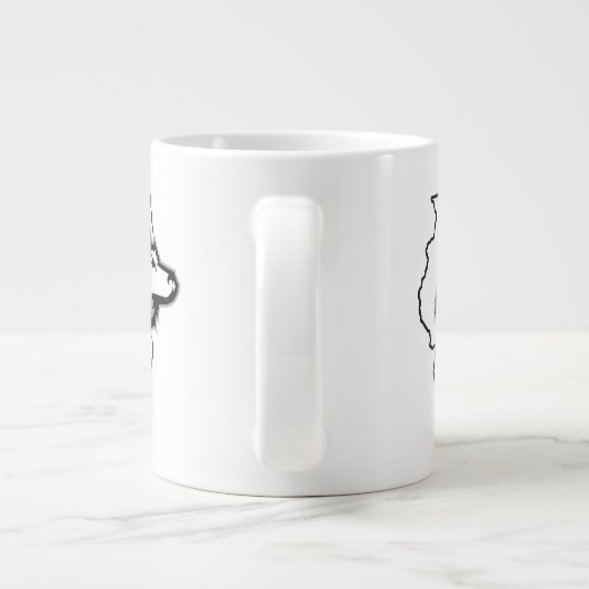 NIU Huskies State Love Grote Koffiekop (Achterkant)