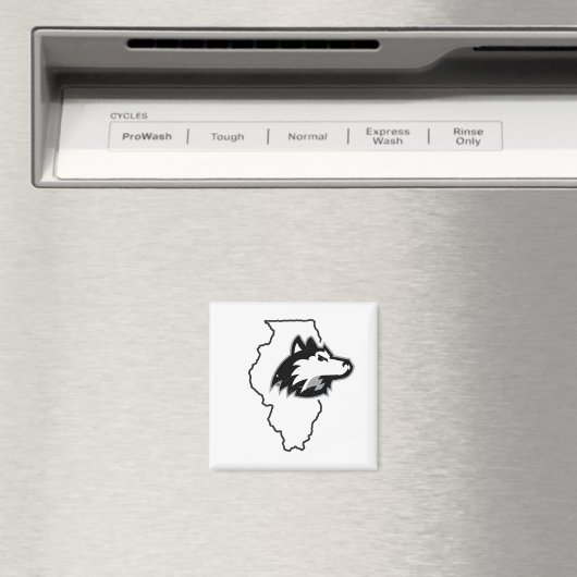 NIU Huskies State Love Magneet (Insitu (Vaatwasser))